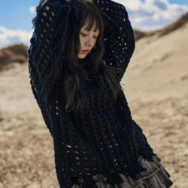 Roving Yarn Knit & Tank Top 2P Set