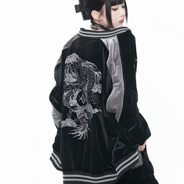 Velvet Embroidered Sukajan Jacket