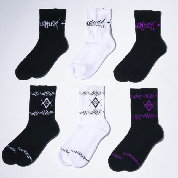 Back Cross Logo Socks