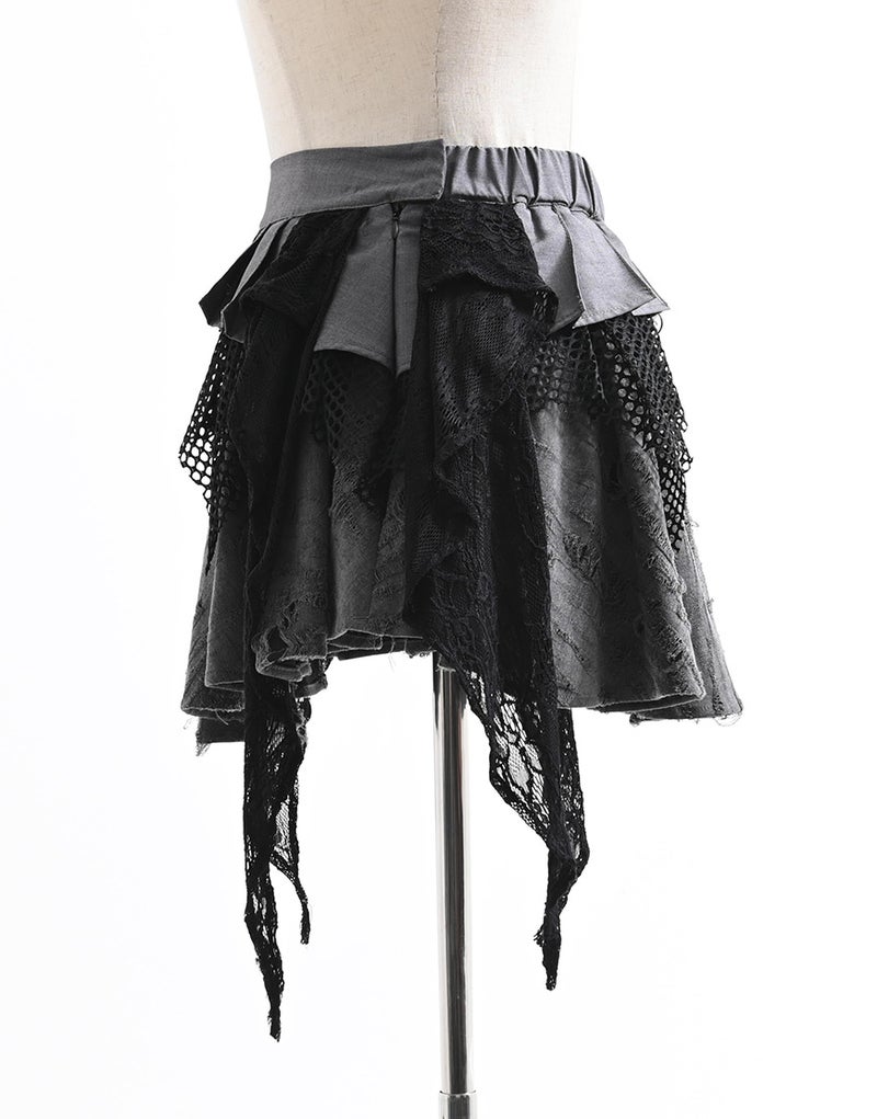 スカート Frill lace docking skirt andwang REFLEM Docking Layered Frill Skirt - Reflem